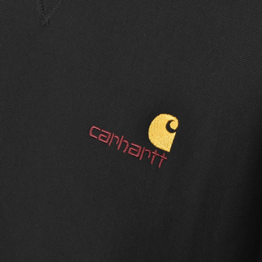 Alternative Image for ProductCarhartt Script Logo Sweatshirt Black3